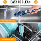 Hotec Silicone Kitchen Tongs for Cooking 9-Inch Serving Tongs - Image 8