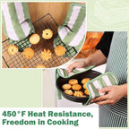Reallnaive Oven Mitts and Pot Holders 4 Pcs Set - Image 5