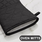 Oven Mitts Kitchen Towels and Dishcloths Pot Holders Sets, Oven Gloves Kitchen - Image 4