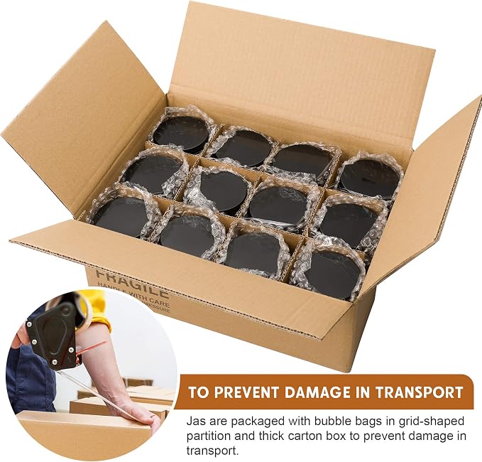 12 Pack, 8 OZ Clear Candle Jars - Image 7