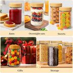 TBWIND 4 Pack 24oz Glass Jars - Image 4