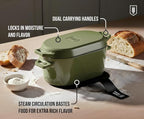 Kook Dutch Oven, for Bread Baking, Sourdough Loaf Pan, Dual Handles, Enameled - Image 4