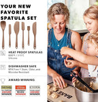 DI ORO 6-Piece Silicone Spatula Set - Image 4