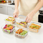 Vtopmart 5Pack 27oz Glass Storage Containers - Image 5