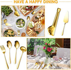 Patelai Serving Utensils Set Include Stainless Steel Large Spoons Slotted - Image 5