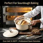 QuliMetal Enameled Cast Iron Cookware Set, 4-Piece Pots and Pans Set - Image 4