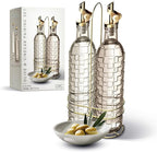 COOK WITH COLOR Glass Olive Oil Bottle Dispenser by CookwithColor