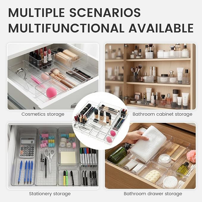 Clear Acrylic Makeup Organizer and Make Up Storage - Image 5