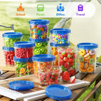 BiuLeon 12 Pack-24oz Freezer Storage Containers, Plastic Food Storage Containers - Image 7