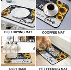 Dish Drying Mat for Kitchen Counter 2 Pack - Image 6