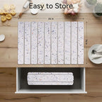 Stone Drying Mat for Kitchen Counter, 24 x 16 inches, Fast Drying Collapsible - Image 4