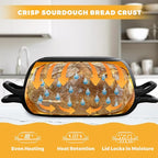 Oval Dutch Oven for Bread Baking 12 x 8 Inch, Pre-Seasoned Cast Iron Bread Oven - Image 7