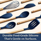 Country Kitchen Non Stick Silicone Utensil Set - Image 4
