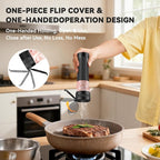 Electric Salt and Pepper Grinder Set, Upgrade 2-Speed Setting, External 5 - Image 8