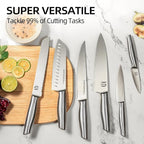 KnifeSaga Knife Set Premium, Japanese High Carbon Stainless Steel 14 Pcs - Image 9
