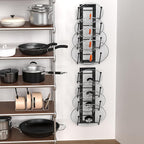 Cisily 8 Layers of Adjustable Pot Lid Organizer Rack - Image 7