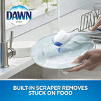 Dawn Dish Brush with Soft Nylon Bristles and Scraper - Image 3