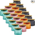 4 oz Decorative Mini Glass Jars by LINGSHINE