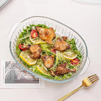 M MCIRCO 4-Piece Glass Casserole Baking Dish, 1.9 Qt and 3 Qt - Image 4