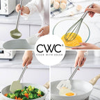 COOK WITH COLOR Silicone Cooking Utensils, Kitchen Utensil Set, Cooking Utensils - Image 5