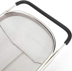 Over The Sink Stainless Steel Oval Colander - Image 5