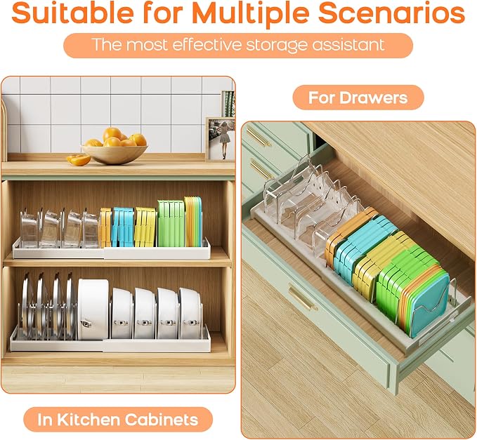 Nigelia 2 Pack Pots and Pans Organizer - Image 2