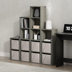 Furinno PASIR Book Shelf, 5-Tier Tall Narrow Bookshelf, Open Shelves Bookcase - Image 2