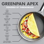 GreenPan Hybrid 12” Nonstick Stainless Steel Frying Pan - Image 3