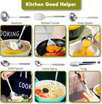 Stainless Steel Kitchen Utensils Set - Image 8