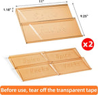 MUDEELA Clear Spice Drawer Organizer, 2 Tier - Image 4