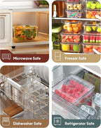 60 PCS Food Storage Containers - Image 6