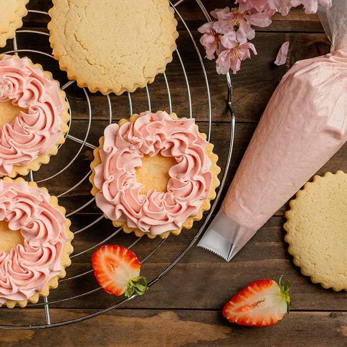 Ptwola 3 PCS Piping Tips Set Large Frosting Piping Kit Stainless Steel Cake - Image 6