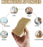 Natural Kitchen Sponges, Biodegradable & Compostable | Non-Scratch Cellulose - Image 6