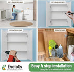Evelots Kitchen Wrap Organizer - Image 7