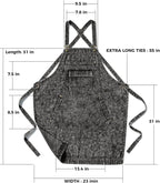 Denim Apron with Pockets for Hair Stylist Gardening Craftsmen Barista Women - Image 7