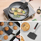 Hotec Silicone Spatula Turner for Nonstick Cookware, Cooking Spatulas 600°F - Image 3