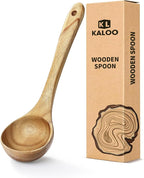 Ladle, Kaloo Teak Acacia Wooden Soup Ladle Spoons by KL+KALOO