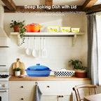 Ceramic Casserole Dish with Lid – 9x13 Stoneware Baking Dish with Lid - Image 8