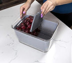 Kitchen Spaces Colander Stackable Food Storage Bin - Image 7