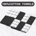 Oven Mitts Kitchen Towels and Dishcloths Pot Holders Sets, Oven Gloves Kitchen - Image 5