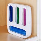 YouCopia StoraBag Food Bag Dispenser, Family Size 4-Slot, Plastic Sandwich Bags - Image 7