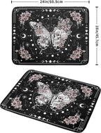 Skeleton Butterfly Dish Drying Mat Black Skull Absorbent Dish Drainer - Image 2