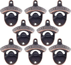 8 PCS Bottle Opener Wall Mount, Vintage Screw in Cola Opener Bulk by Wallmountedbottleopener