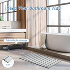 AWW Foldable Stone Bath Mat, Quick Dry Diatomaceous Earth Bath Mat - Image 5