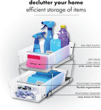 madesmart 2 Tier Organizer, Under Cabinet Storage - Image 6