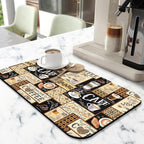 Fun Coffee Mat 19inx12in, Coffee Bar Mat - Image 2