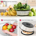 WVM Microwave Splatter Cover & Mat, Vented Collapsible Splatter Guard dish - Image 5