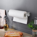 ZUNTO Paper Towel Holder Cabinet Door or Under Cabinet, Self Adhesive Big Roll - Image 4