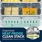 Silicone Freezer Trays with Lids, 2 Cup & 1/2 Cup Combo, Soup Container Style - Image 5