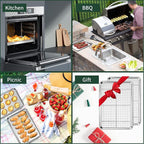 Jelly Roll Pan with Cooling Rack Set, CEKEE Stainless Steel Baking Sheet Tray - Image 7